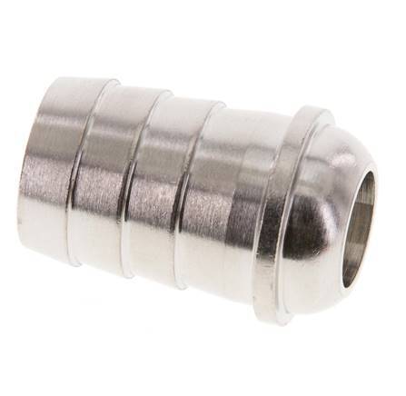 19 mm (3/4'') nickel plated Brass Hose Barb without Union Nut (G3/4'') 13.5mm [2 Pieces]