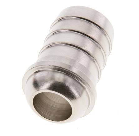19 mm (3/4'') vernickelter Messing-Schlauchbolzen ohne Überwurfmutter (G3/4'') 13,5mm [2 Stück]