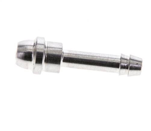 4 mm Edelstahl-Schlauchbolzen ohne Überwurfmutter (G1/8'') 12mm