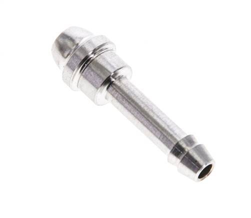 4 mm Edelstahl-Schlauchbolzen ohne Überwurfmutter (G1/8'') 12mm