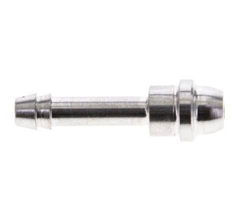4 mm Edelstahl-Schlauchbolzen ohne Überwurfmutter (G1/8'') 12mm