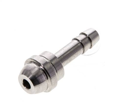 6 mm (1/4'') Stainless Steel Hose Barb without Union Nut (G3/8'')