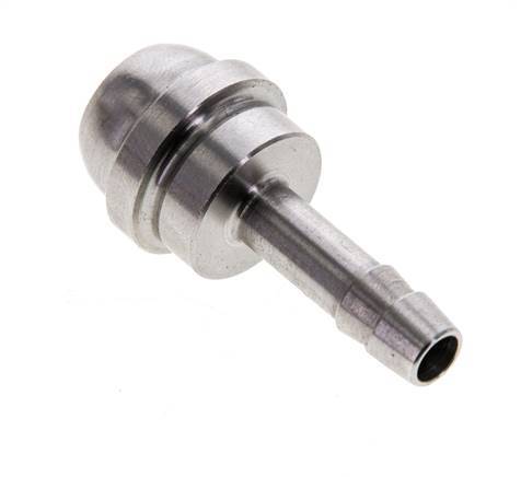 6 mm (1/4'') Edelstahl-Schlauchbolzen ohne Überwurfmutter (G1/2'')