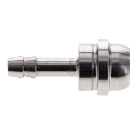6 mm (1/4'') Edelstahl-Schlauchbolzen ohne Überwurfmutter (G1/2'')