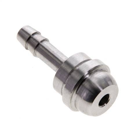 6 mm (1/4'') Edelstahl-Schlauchbolzen ohne Überwurfmutter (G1/2'')