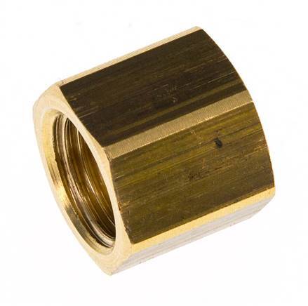 4/6mm (G1/4'') Messing-Überwurfmutter L15.5mm [5 Stück]