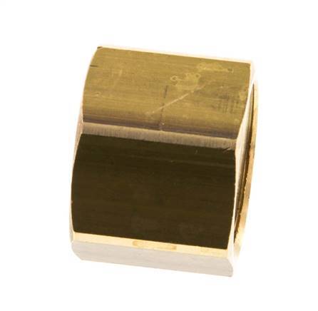 6/9/13mm (G1/2'') Messing-Überwurfmutter L20,5mm [2 Stück]