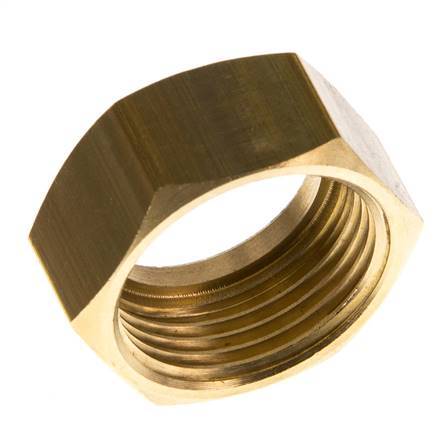 19mm (G3/4'') Messing-Überwurfmutter L13,5mm [2 Stück]