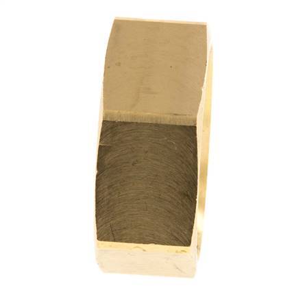 25mm (G1'') Messing-Überwurfmutter L16mm [2 Stück]