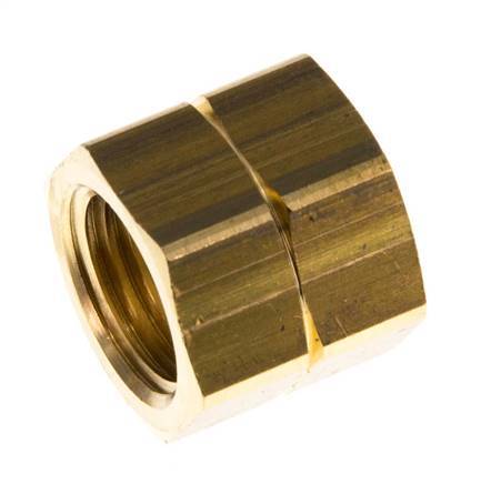 4/6mm (G1/4'' LH) Messing-Überwurfmutter L15.5mm [5 Stück]