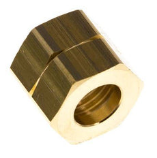 4/6mm (G1/4'' LH) Messing-Überwurfmutter L15.5mm [5 Stück]