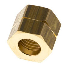 4/6mm (G1/4'' LH) Messing-Überwurfmutter L15.5mm [5 Stück]