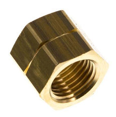 4/6mm (G1/4'' LH) Messing-Überwurfmutter L15.5mm [5 Stück]