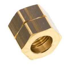 9mm (G1/4'' LH) Messing-Überwurfmutter L15.5mm [5 Stück]