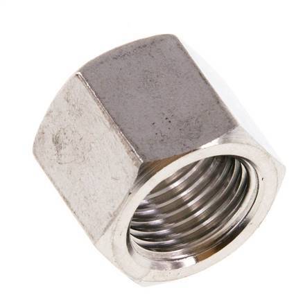 4/6/9mm (G1/4'') Edelstahl-Überwurfmutter L14,5mm [2 Stück]