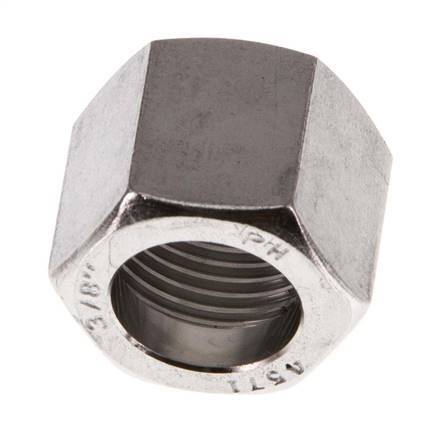 4/6/9mm (G3/8'') Edelstahl-Überwurfmutter L15,5mm [2 Stück]