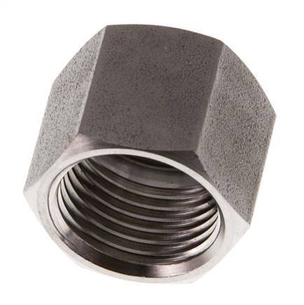 6/9/13mm (G1/2'') Edelstahl-Überwurfmutter L20mm