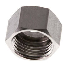 6/9/13mm (G1/2'') Edelstahl-Überwurfmutter L16mm