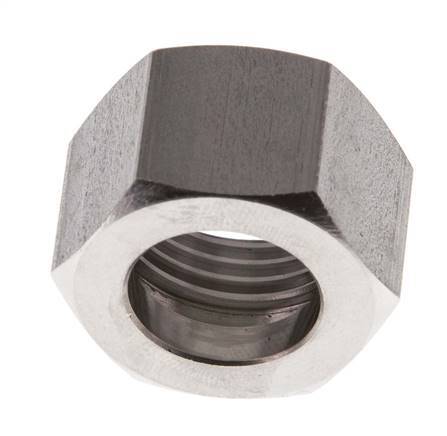 6/9/13mm (G1/2'') Edelstahl-Überwurfmutter L16mm