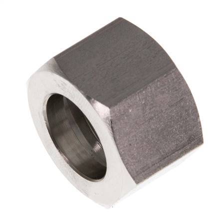 6/9/13mm (G1/2'') Edelstahl-Überwurfmutter L16mm