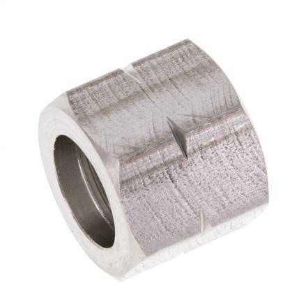 4/6/9mm (G3/8'' LH) Edelstahl Verbindungs-Mutter L16mm