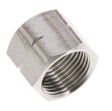 4/6/9mm (G3/8'' LH) Stainless Steel Union Nut L16mm