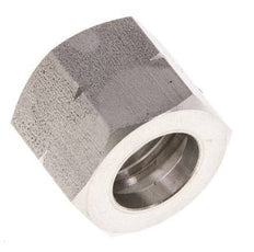 6/9/13mm (G1/2'' LH) Edelstahl-Überwurfmutter L20mm
