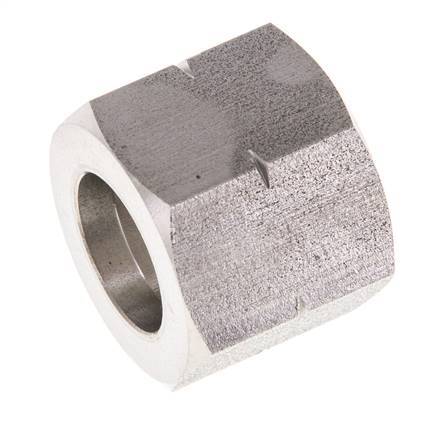 6/9/13mm (G1/2'' LH) Edelstahl-Überwurfmutter L20mm