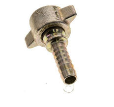 13 mm (1/2'') & G3/4'' Stahl / Temperguss Schlauchtülle mit Innengewinde Sicherheitsschellen DIN 8537/20033