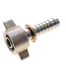 15 mm & G3/4'' Stahl / Temperguss Schlauchtülle mit Innengewinde Sicherheitsmanschetten DIN 8537/20033