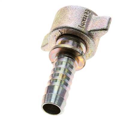 15 mm & G3/4'' Stahl / Temperguss Schlauchtülle mit Innengewinde Sicherheitsmanschetten DIN 8537/20033