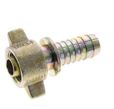 19 mm (3/4'') & G3/4'' Stahl / Temperguss Schlauchtülle mit Innengewinde Sicherheitsschellen DIN 8537/20033