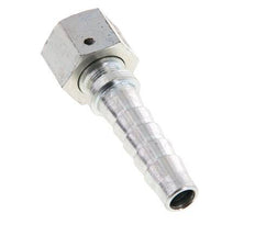 13x25 mm & G1/2'' verzinkte Stahlschlauchsäule mit Überwurfmutter DIN EN 14423 / DIN 2826