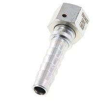 13x25 mm & G1/2'' verzinkte Stahlschlauchsäule mit Überwurfmutter DIN EN 14423 / DIN 2826