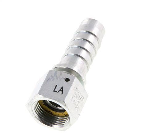 19x33 mm & G3/4'' verzinkte Stahlschlauchsäule mit Überwurfmutter DIN EN 14423 / DIN 2826