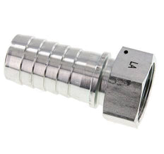 38x54 mm & G1-1/2'' verzinkte Stahlschlauchsäule mit Überwurfmutter DIN EN 14423 / DIN 2826