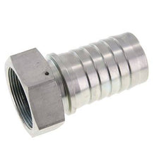 50x68 mm & G2'' verzinkte Stahlschlauchsäule mit Überwurfmutter DIN EN 14423 / DIN 2826