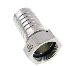 50x68 mm & G2'' verzinkte Stahlschlauchsäule mit Überwurfmutter DIN EN 14423 / DIN 2826