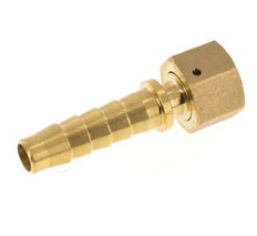 13x25 mm & G1/2'' Messing-Schlauchsäule mit Überwurfmutter DIN EN 14423 / DIN 2826