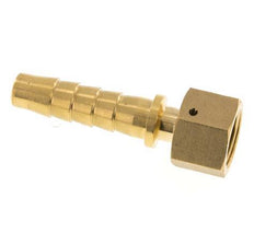 13x25 mm & G1/2'' Messing-Schlauchsäule mit Überwurfmutter DIN EN 14423 / DIN 2826