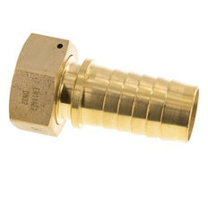 32x48 mm & G1-1/4'' Messing-Schlauchsäule mit Überwurfmutter DIN EN 14423 / DIN 2826
