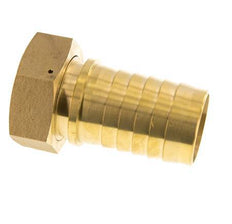 50x68 mm & G2'' Messing-Schlauchsäule mit Überwurfmutter DIN EN 14423 / DIN 2826