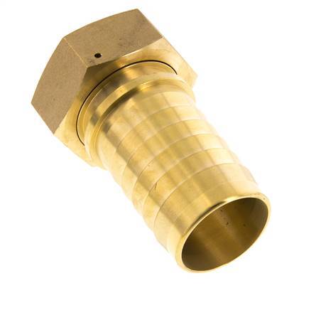 50x68 mm & G2'' Messing-Schlauchsäule mit Überwurfmutter DIN EN 14423 / DIN 2826