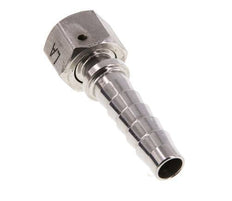 13x25 mm & G1/2'' Edelstahl 1.4301 Schlauchsäule mit Überwurfmutter DIN EN 14423 / DIN 2826