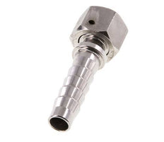 13x25 mm & G1/2'' Edelstahl 1.4301 Schlauchsäule mit Überwurfmutter DIN EN 14423 / DIN 2826