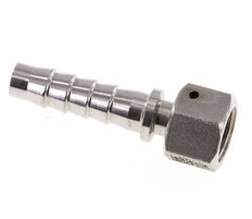 13x25 mm & G1/2'' Edelstahl 1.4301 Schlauchsäule mit Überwurfmutter DIN EN 14423 / DIN 2826