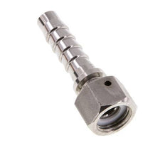 13x25 mm & G1/2'' Edelstahl 1.4301 Schlauchsäule mit Überwurfmutter DIN EN 14423 / DIN 2826