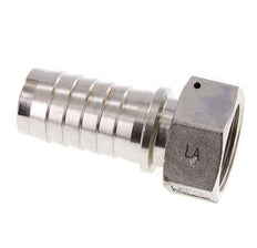 32x48 mm & G1-1/4'' Edelstahl 1.4301 Schlauchsäule mit Überwurfmutter DIN EN 14423 / DIN 2826