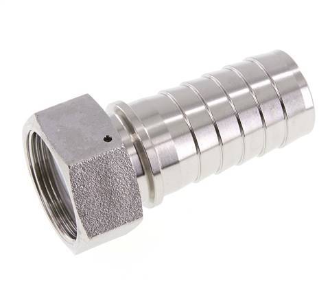 38x54 mm & G1-1/2'' Stainless Steel 1.4301 Hose Pillar with Union Nut DIN EN 14423 / DIN 2826