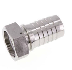 50x68 mm & G2'' Edelstahl 1.4301 Schlauchsäule mit Überwurfmutter DIN EN 14423 / DIN 2826